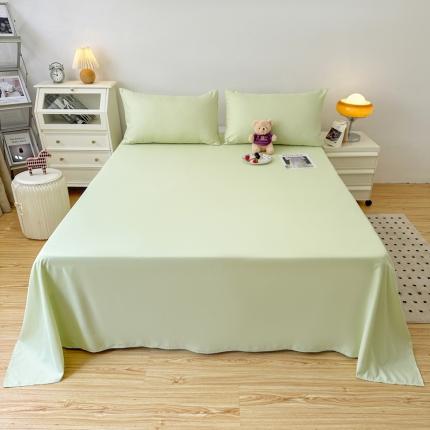 维娜斯 2023新款纯色柔感单床单 薄荷绿