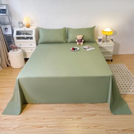 维娜斯 2023新款纯色柔感单床单 松绿