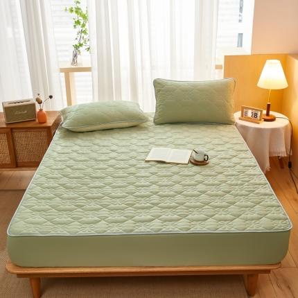 91家纺网 家纺一手货源 找家纺 （总）蕾诺 2023新款水洗磨毛夹棉床笠