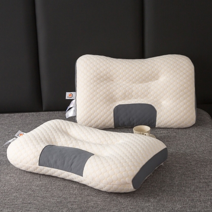 拾光 2023新款针织棉水立方护颈定型分区枕头枕芯