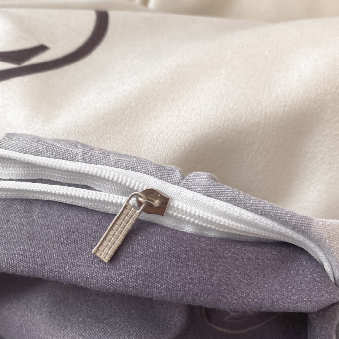 91家纺网 家纺一手货源 找家纺 艾橙家纺 2023新款小清新韩版磨毛花边四件套 宝利熊