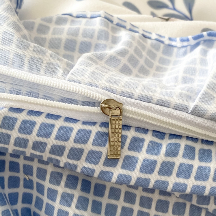 91家纺网 家纺一手货源 找家纺 艾橙家纺 2023新款小清新韩版磨毛花边四件套 菲菲兔