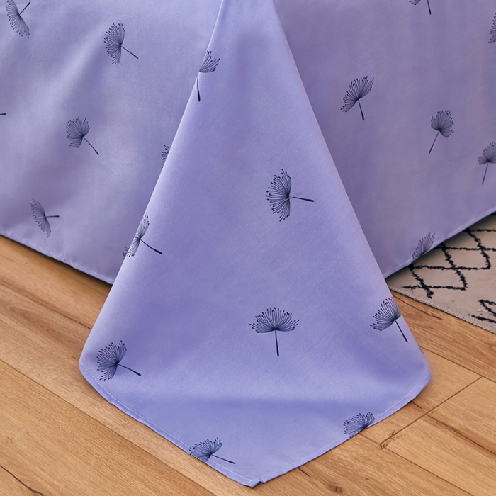 91家纺网 家纺一手货源 找家纺 艾橙家纺 2023新款小清新韩版磨毛花边四件套 浮梦飞花