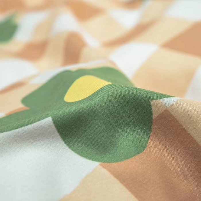 91家纺网 家纺一手货源 找家纺 艾橙家纺 2023新款小清新韩版磨毛花边四件套 明月花