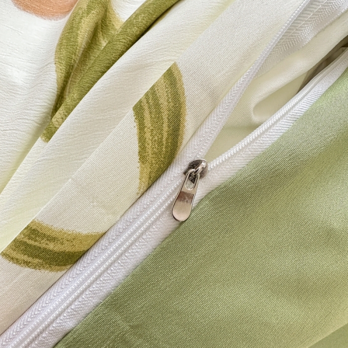 91家纺网 家纺一手货源 找家纺 （总）菲度家纺 2023新款直播爆款水洗棉麻双层纱四件套