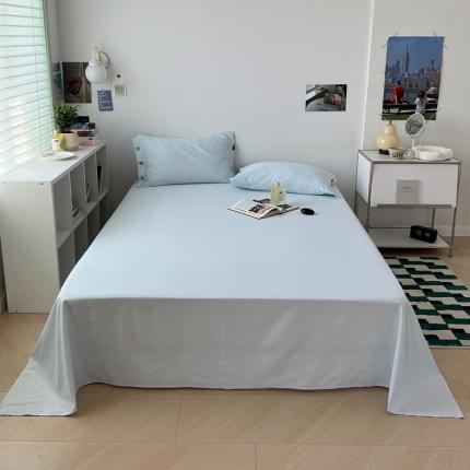 91家纺网 家纺一手货源 找家纺 （总）三朵 2023新款全棉提花贡缎锻格单品床单