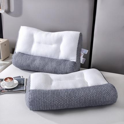 （总）空谷幽兰家纺 2023新款牵引枕头枕芯加厚针织棉护颈枕