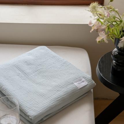 91家纺网 家纺一手货源 找家纺 （总）时光里 2023新款60支全棉华夫格单品被套