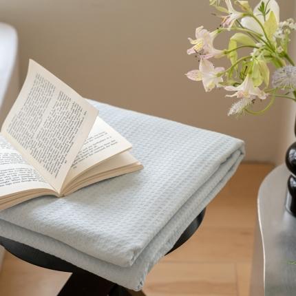 91家纺网 家纺一手货源 找家纺 （总）时光里 2023新款60支全棉华夫格单品床单