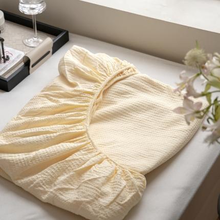 91家纺网 家纺一手货源 找家纺 （总）时光里 2023新款60支全棉华夫格单品床笠