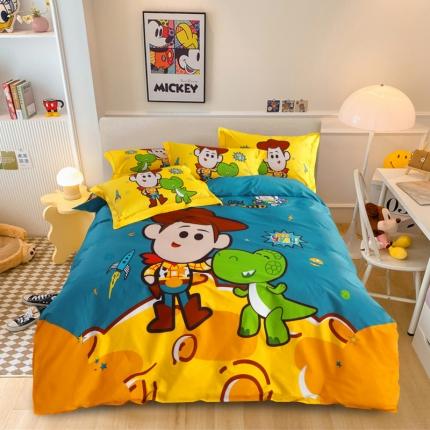 91家纺网 家纺一手货源 找家纺 （总）OL家纺 2023新款迪士尼全棉四件套