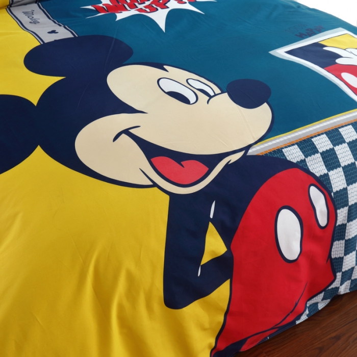 91家纺网 家纺一手货源 找家纺 OL家纺 2023新款迪士尼全棉四件套 奇幻米奇