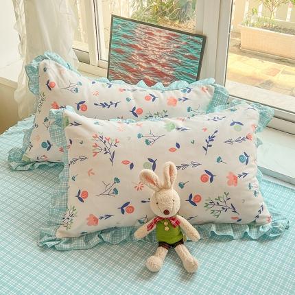 91家纺网 家纺一手货源 找家纺 （总）金梦拉家纺 2025新款韩版公主风加厚磨毛床裙系列单品枕套