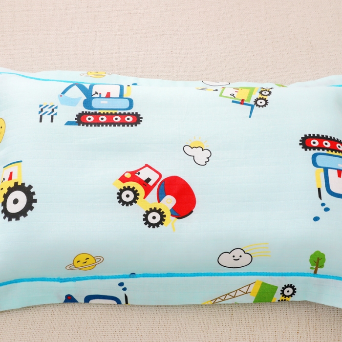 91家纺网 家纺一手货源 找家纺 （总）乐秀家纺 2023新款A类双层纱卡通印花儿童幼儿园枕套