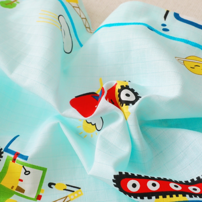 91家纺网 家纺一手货源 找家纺 （总）乐秀家纺 2023新款A类双层纱卡通印花儿童幼儿园枕套