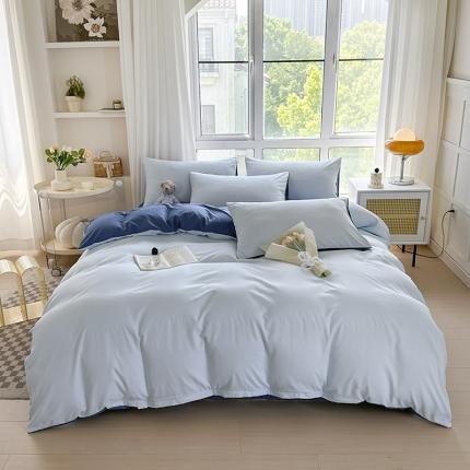 91家纺网 家纺一手货源 找家纺 （总）赫然家纺 2026新款纯色磨毛系列床单款四件套