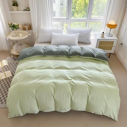 赫然家纺 新款纯色磨毛系列-单被套 薄荷绿