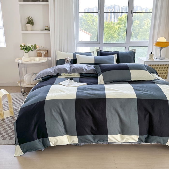 91家纺网 家纺一手货源 找家纺 赫然家纺 新款舒适柔软亲肤爆款芦荟棉四件套货源充足 创意空间