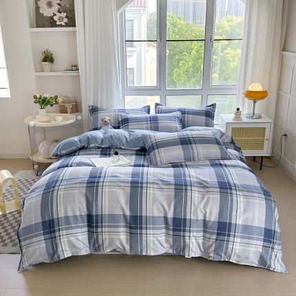 91家纺网 家纺一手货源 找家纺 （总）赫然 130g生态长绒棉贡棉植物羊绒加厚斜纹磨毛四件套