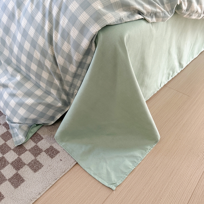 91家纺网 家纺一手货源 找家纺 赫然 130g生态长绒棉贡棉植物羊绒加厚斜纹磨毛四件套 田字格