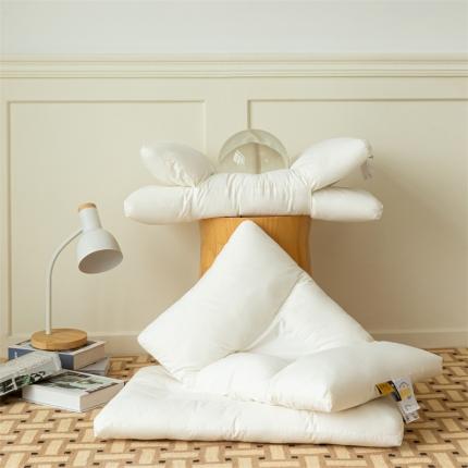 （总）多点家居 2023新款3D高回弹纤维拥抱枕（含水洗棉枕套）