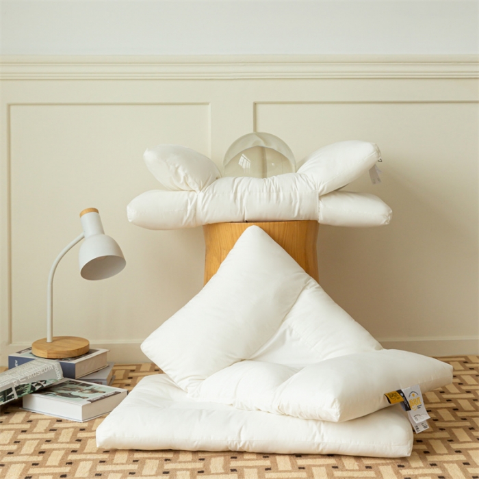 91家纺网 家纺一手货源 找家纺 （总）多点家居 2023新款3D高回弹纤维拥抱枕（含水洗棉枕套）