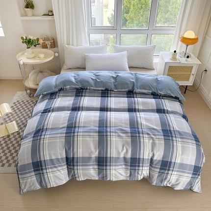 赫然家纺 新款斜纹磨毛单品被套 东时区