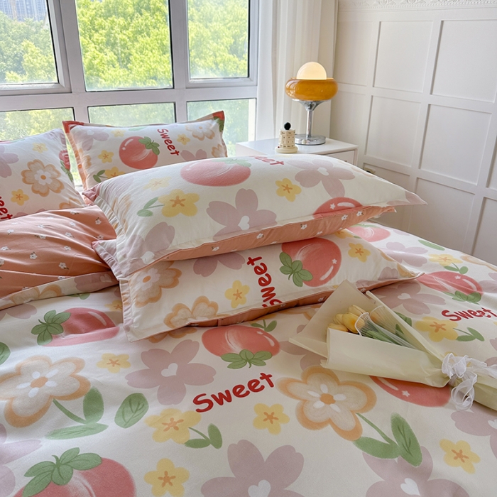 91家纺网 家纺一手货源 找家纺 赫然 新款斜纹磨毛单品枕套 卡布林