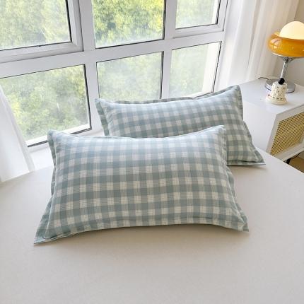 91家纺网 家纺一手货源 找家纺 赫然 新款斜纹磨毛单品枕套 田字格