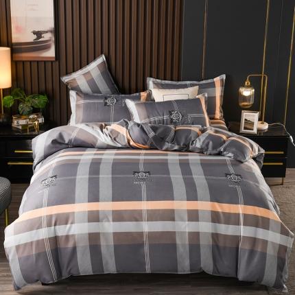 91家纺网 家纺一手货源 找家纺 （总）赫然 130g生态长绒棉贡棉植物羊绒加厚斜纹磨毛四件套