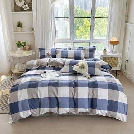 91家纺网 家纺一手货源 找家纺 （总）赫然 130g生态长绒棉贡棉植物羊绒加厚斜纹磨毛四件套