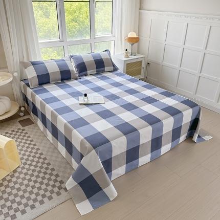 91家纺网 家纺一手货源 找家纺 （总）赫然 新款斜纹磨毛床单三件套