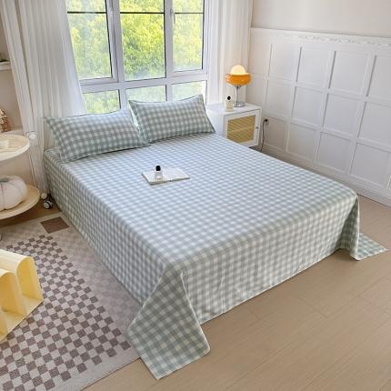 91家纺网 家纺一手货源 找家纺 （总）赫然 新款斜纹磨毛床单三件套