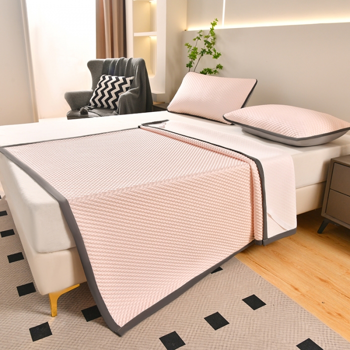 91家纺网 家纺一手货源 找家纺 梦初语 2023新款冰豆豆凉席 倾城玉