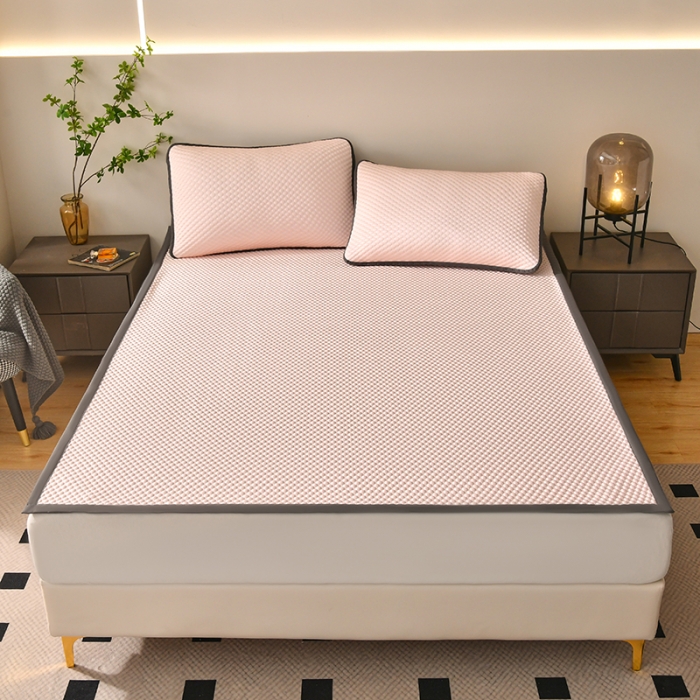 91家纺网 家纺一手货源 找家纺 梦初语 2023新款冰豆豆凉席 倾城玉