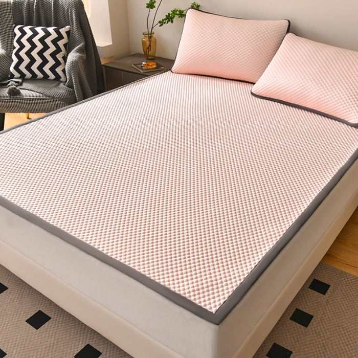 91家纺网 家纺一手货源 找家纺 梦初语 2023新款冰豆豆凉席 倾城玉