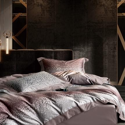 威克凯丽 2023新款全棉活性生态磨毛四件套 墨尔本