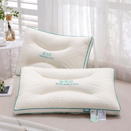 91家纺网 家纺一手货源 找家纺 天意美 2023新款立体植感眠蚕丝乳胶枕