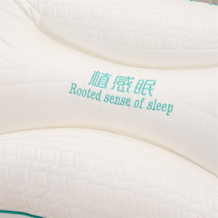 91家纺网 家纺一手货源 找家纺 天意美 2023新款立体植感眠蚕丝乳胶枕