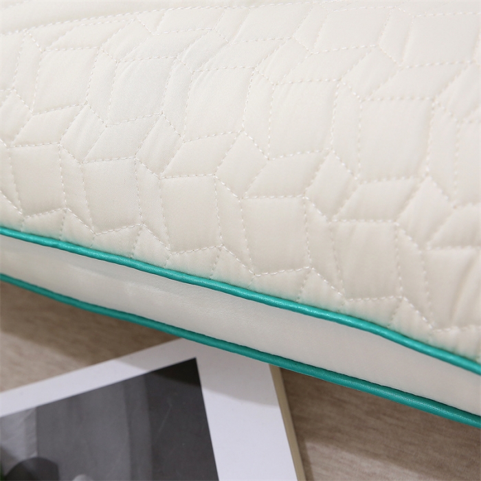 91家纺网 家纺一手货源 找家纺 天意美 2023新款立体植感眠蚕丝乳胶枕