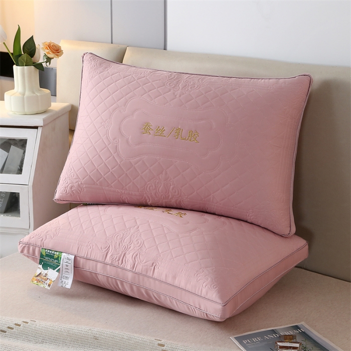 91家纺网 家纺一手货源 找家纺 天意美  2023新款蚕丝乳胶面包枕