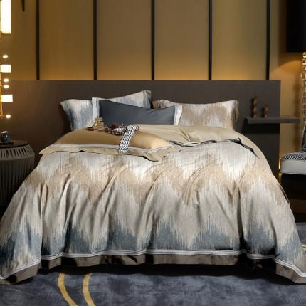 91家纺网 家纺一手货源 找家纺 （总）威克凯丽 2023新款全棉环保磨毛床单款四件套