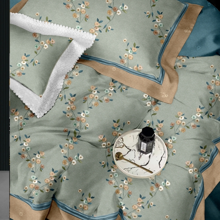 91家纺网 家纺一手货源 找家纺 （总）威克凯丽 2023新款全棉环保磨毛床单款四件套