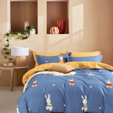 91家纺网 家纺一手货源 找家纺 （总1）威克凯丽 2023新款生态磨毛四件套