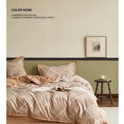 91家纺网 家纺一手货源 找家纺 （总1）威克凯丽 2023新款生态磨毛四件套