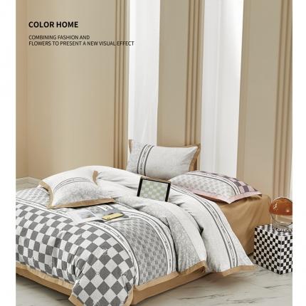 91家纺网 家纺一手货源 找家纺 （总1）威克凯丽 2023新款生态磨毛四件套