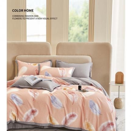 91家纺网 家纺一手货源 找家纺 （总1）威克凯丽 2023新款生态磨毛四件套