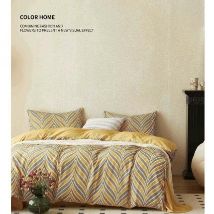 91家纺网 家纺一手货源 找家纺 （总1）威克凯丽 2023新款生态磨毛四件套