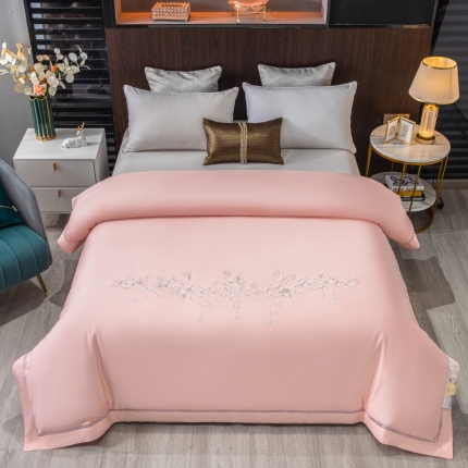 91家纺网 家纺一手货源 找家纺 天木兰 活里活面可拆卸可水洗绣花纯蚕丝被 黄金桑蚕丝被子 直播批发真品