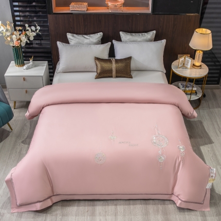 91家纺网 家纺一手货源 找家纺 天木兰 活里活面可拆卸可水洗绣花纯蚕丝被 黄金桑蚕丝被子 直播批发真品